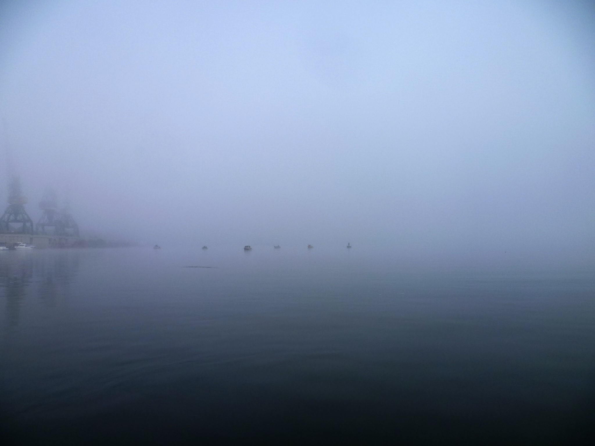 И снова туман.