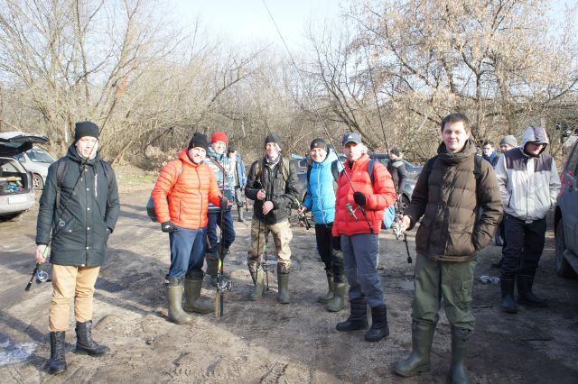 перед стартом, место сбора