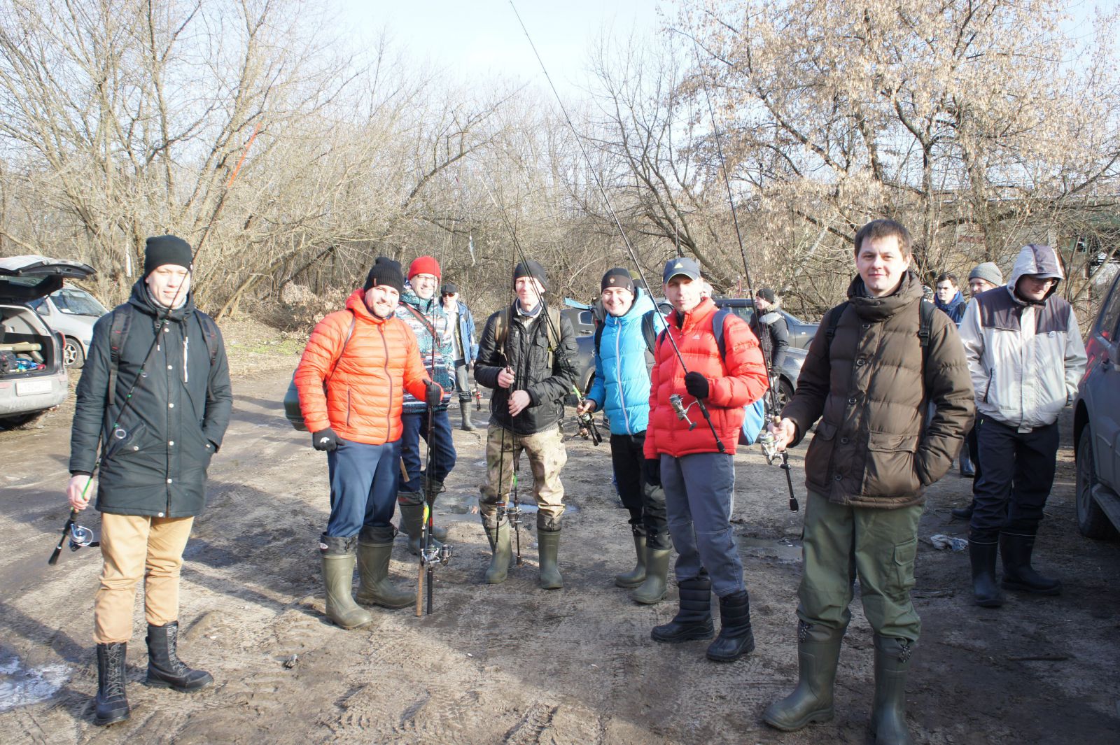 перед стартом, место сбора