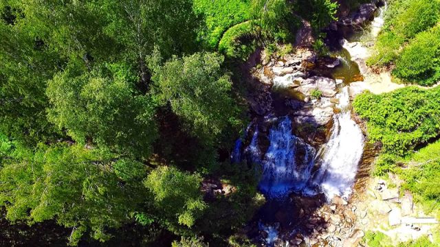 "Пещерка" Алтайский край Водопад и база отдыха Пещерки - 2017.